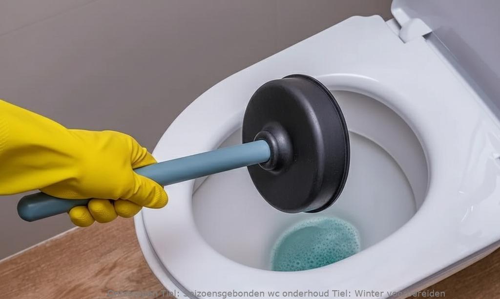 Seizoensgebonden wc onderhoud Tiel: Winter voorbereiden