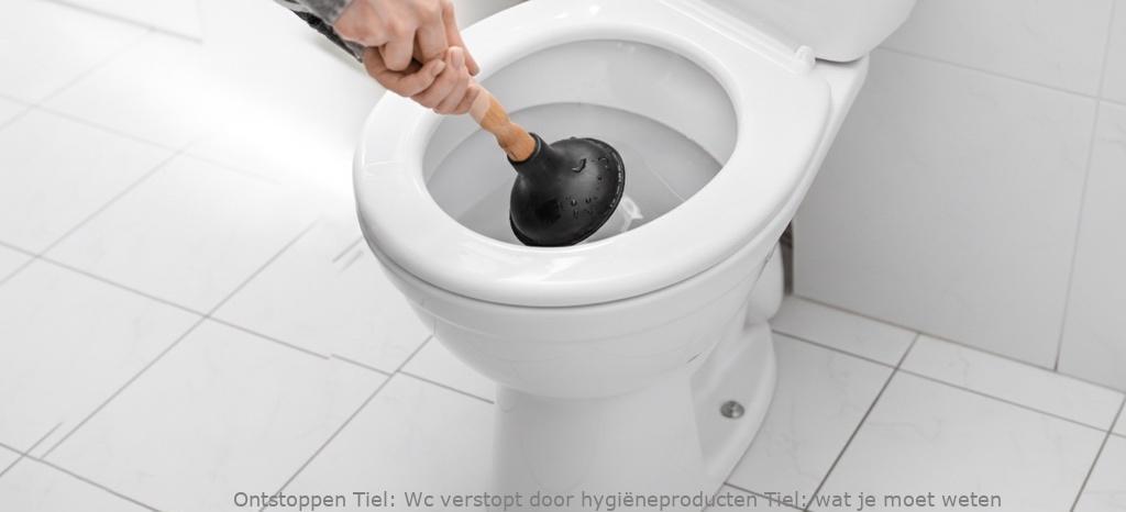 Wc verstopt door hygiëneproducten Tiel: wat je moet weten